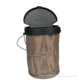 Portable leak proof dustbin in vehicle